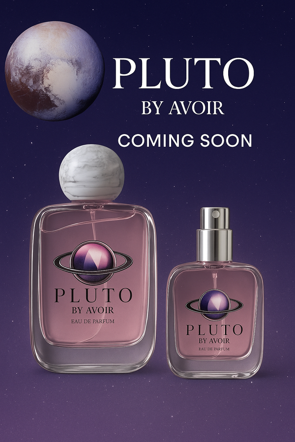 Pluto by Avoir Unisex Luxury Fragrance 30ml bottle front view